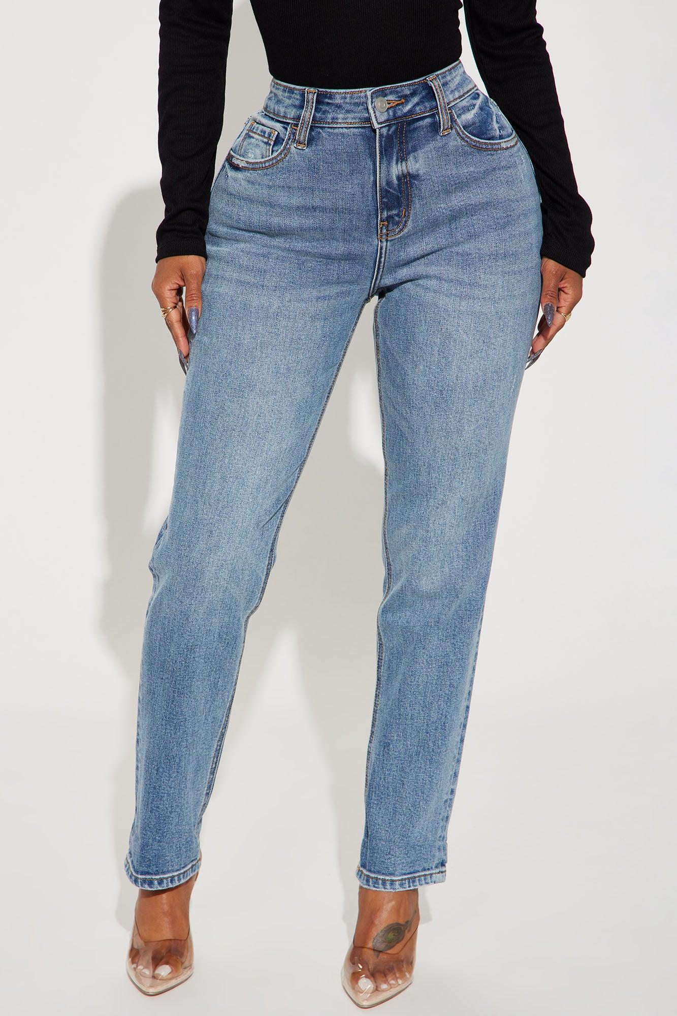 Listen To Me 90's High Rise Mom Jeans - Light Wash Product Image