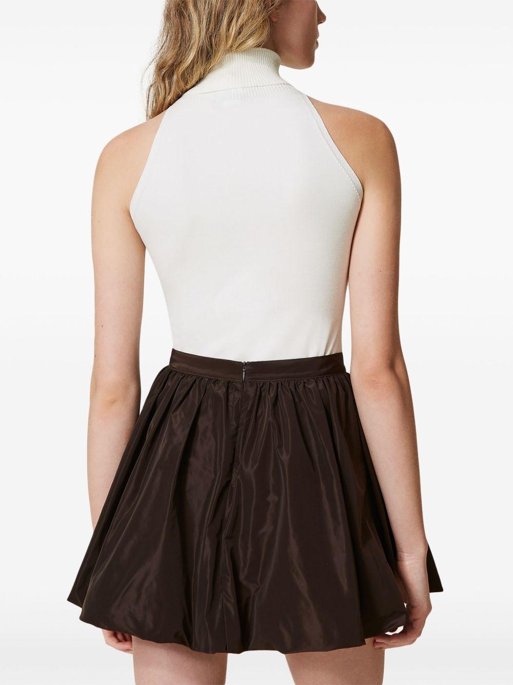 taffeta puffball mini skirt Product Image