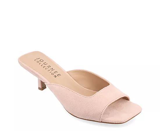Journee Larna Womens Kitten Sandals Green Product Image