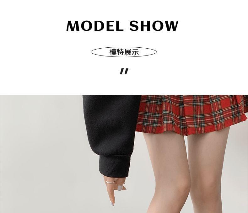 Platform Plain Buckled Short Boots Product Image