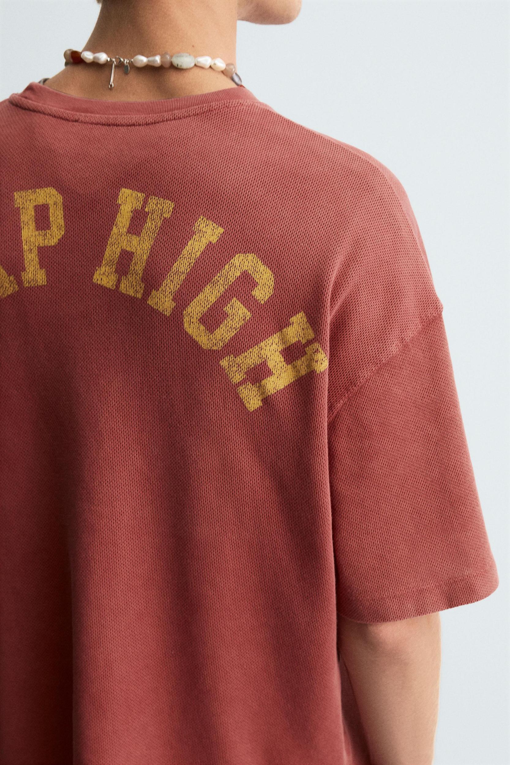 VARSITY OPEN WEAVE T-SHIRT Product Image