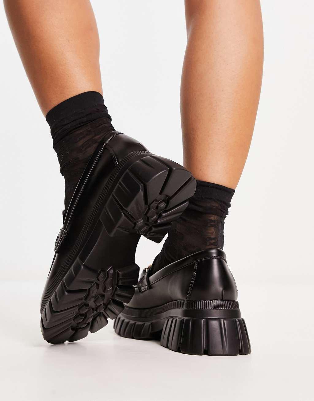 ASOS DESIGN Wide Fit Magnus chunky loafers Product Image