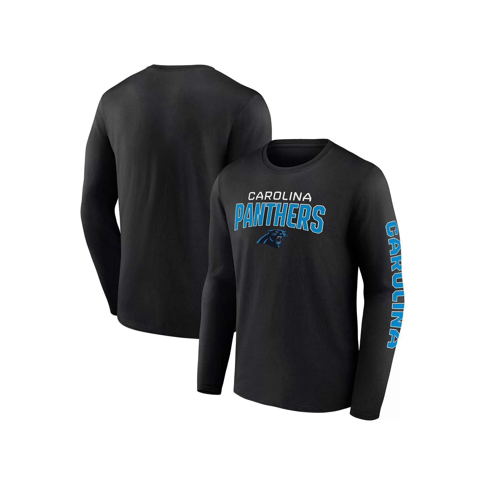 Men's Fanatics Branded Black Oklahoma Sooners Broad Jump 2-Hit Long Sleeve T-Shirt, Size: Large Product Image