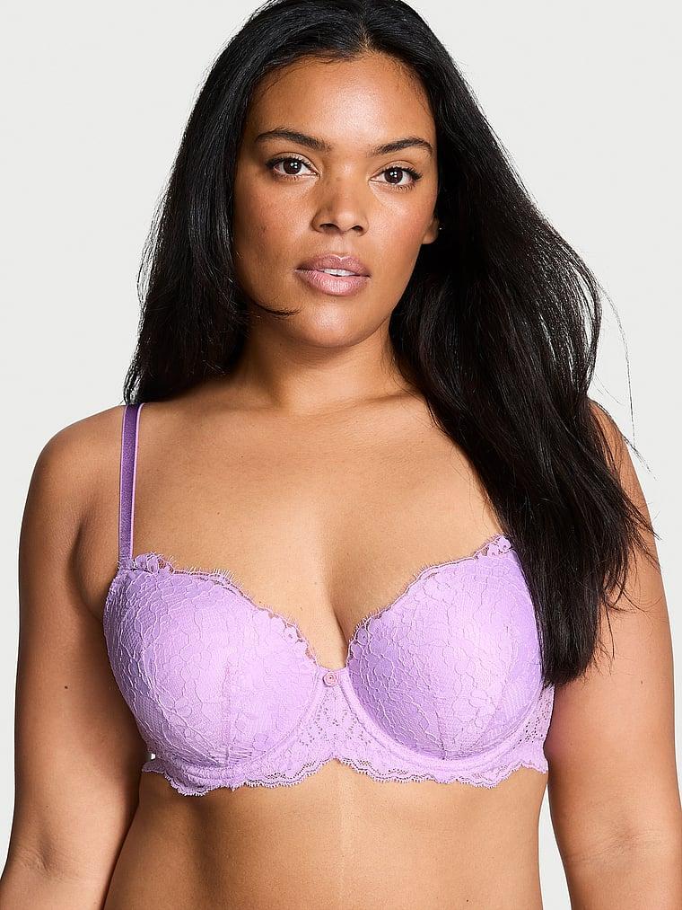 Lace Lightly Lined Classic Coverage Demi Bra Product Image