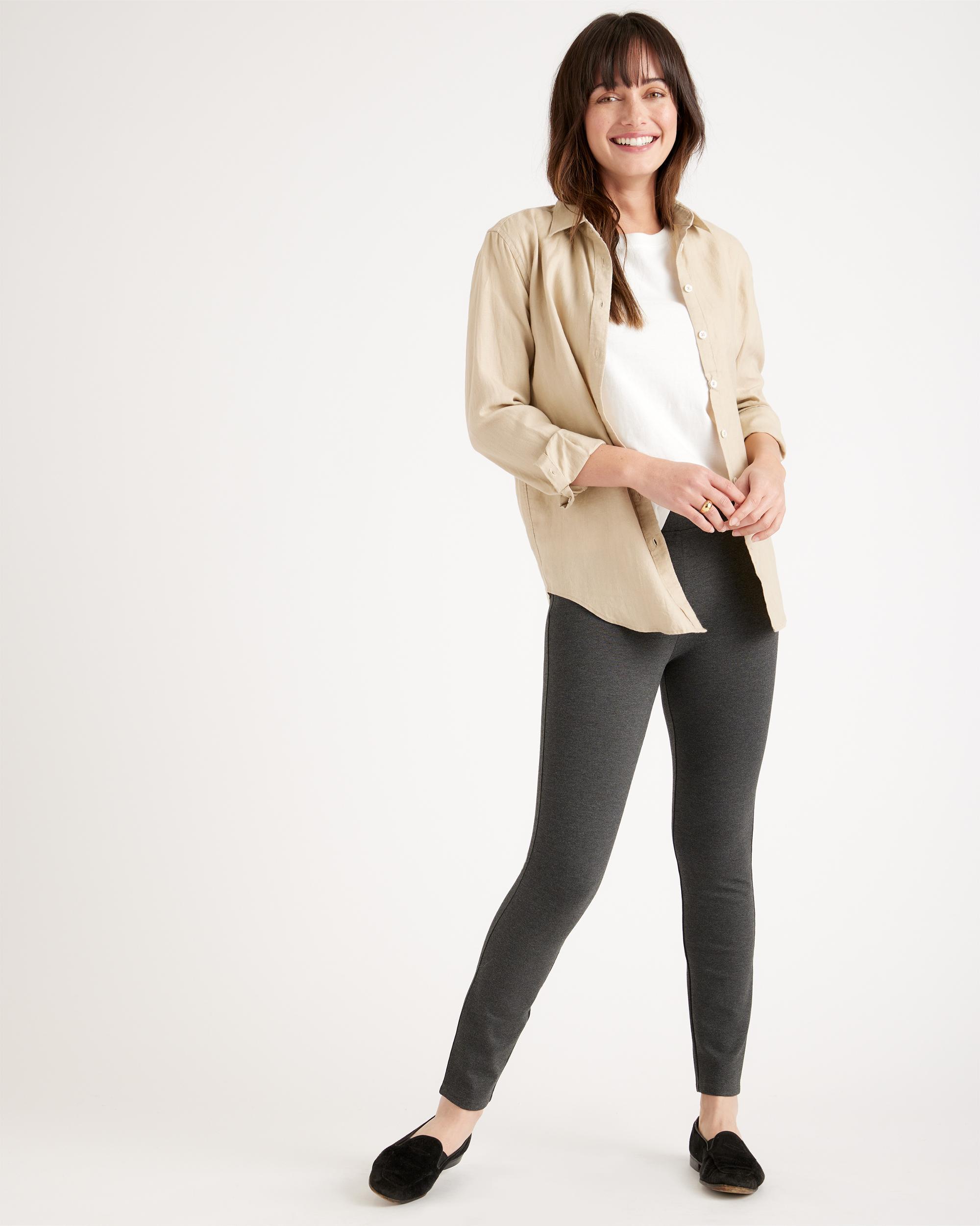 Quince | Women's Ultra-Stretch Ponte Skinny Pants Tall Rayon Product Image