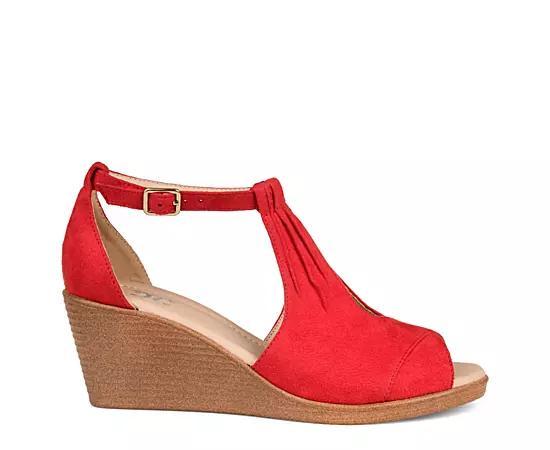 Journee Collection Womens Kedzie Wedge Sandal Product Image