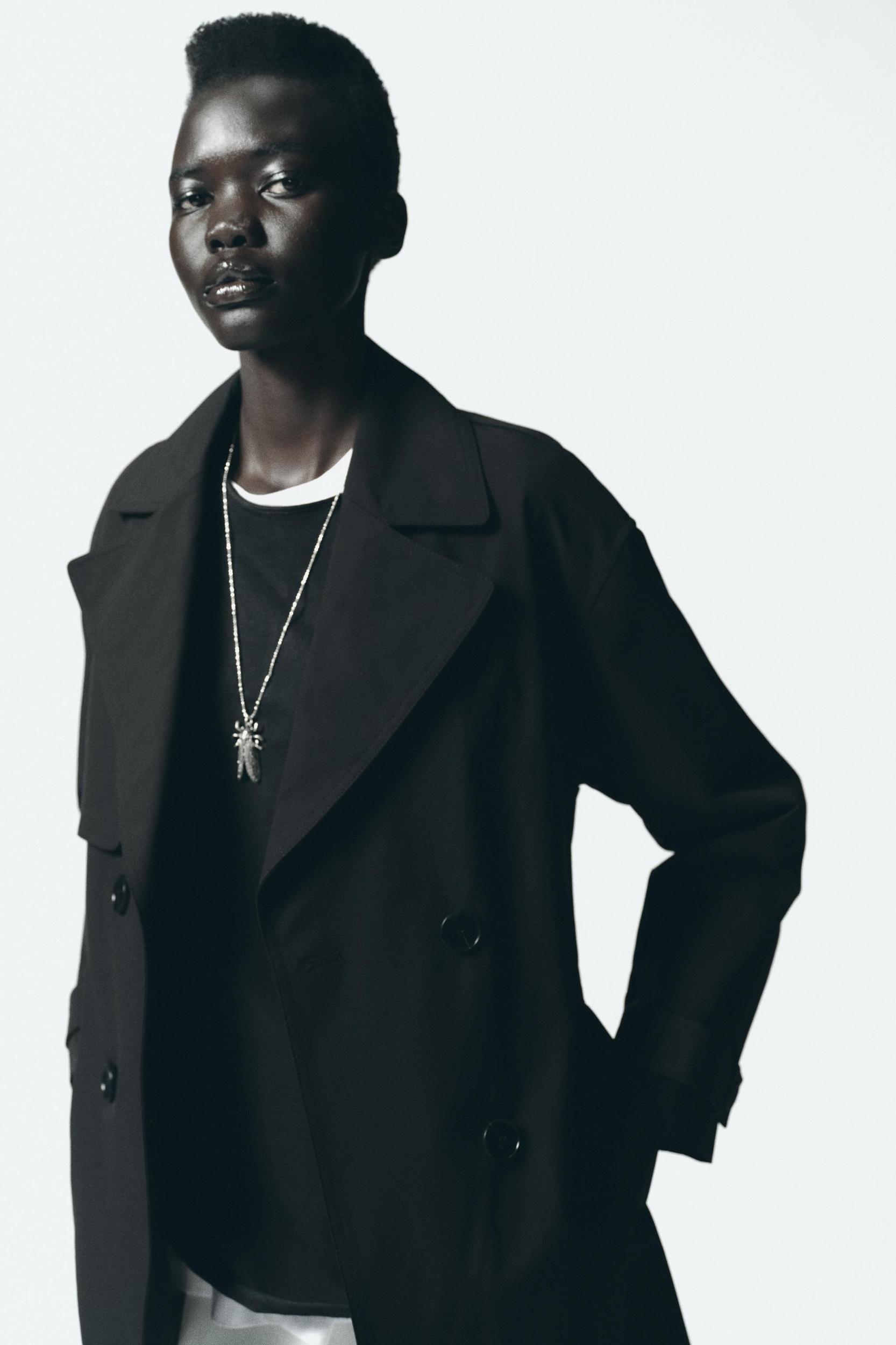 BELTED TRENCH COAT Product Image