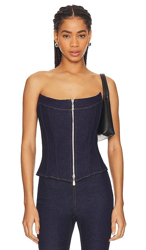 Claire Corset EB Denim Product Image