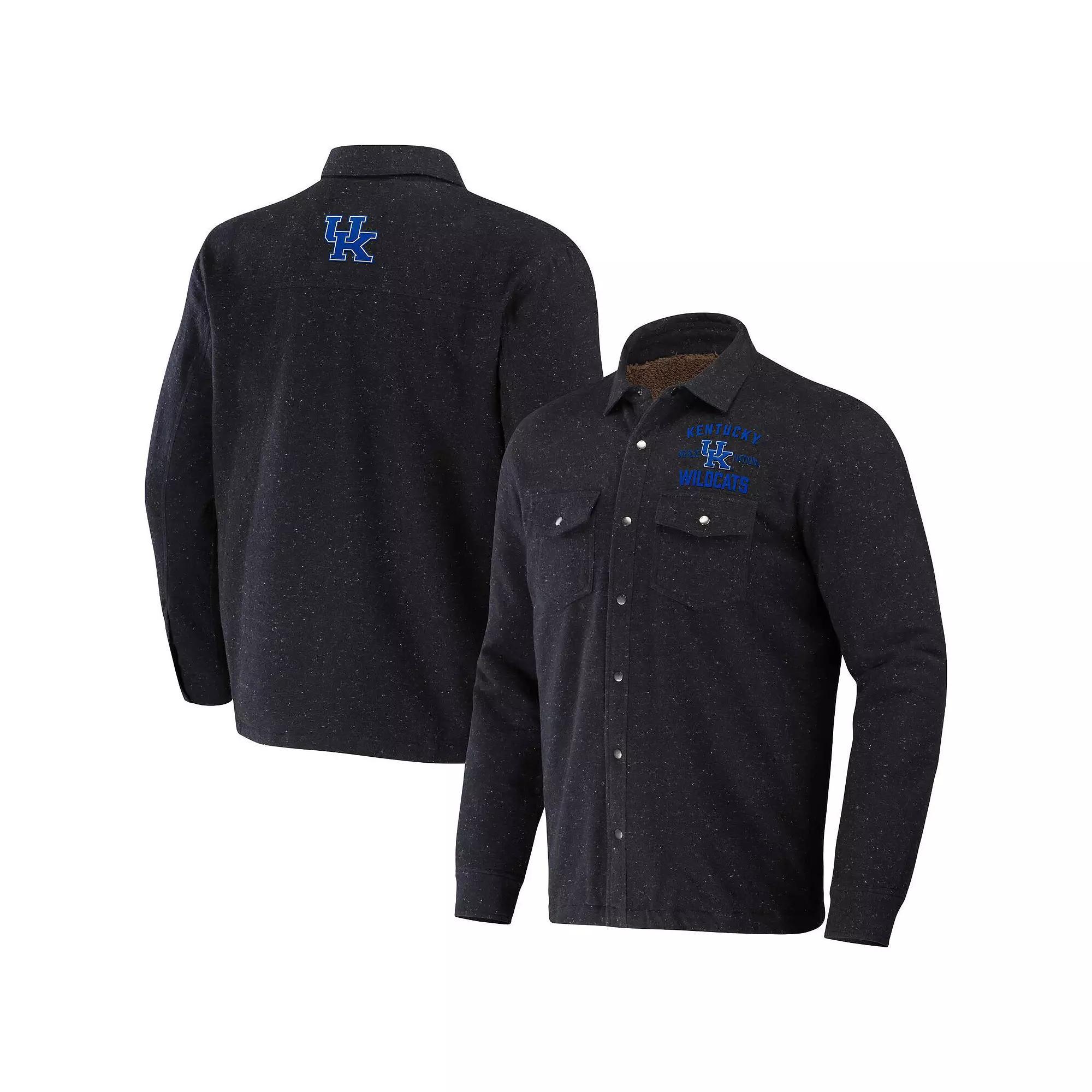 Men's NFL x Darius Rucker Collection by Fanatics Charcoal Green Bay Packers Shacket Full-Snap Jacket, Size: Small Product Image