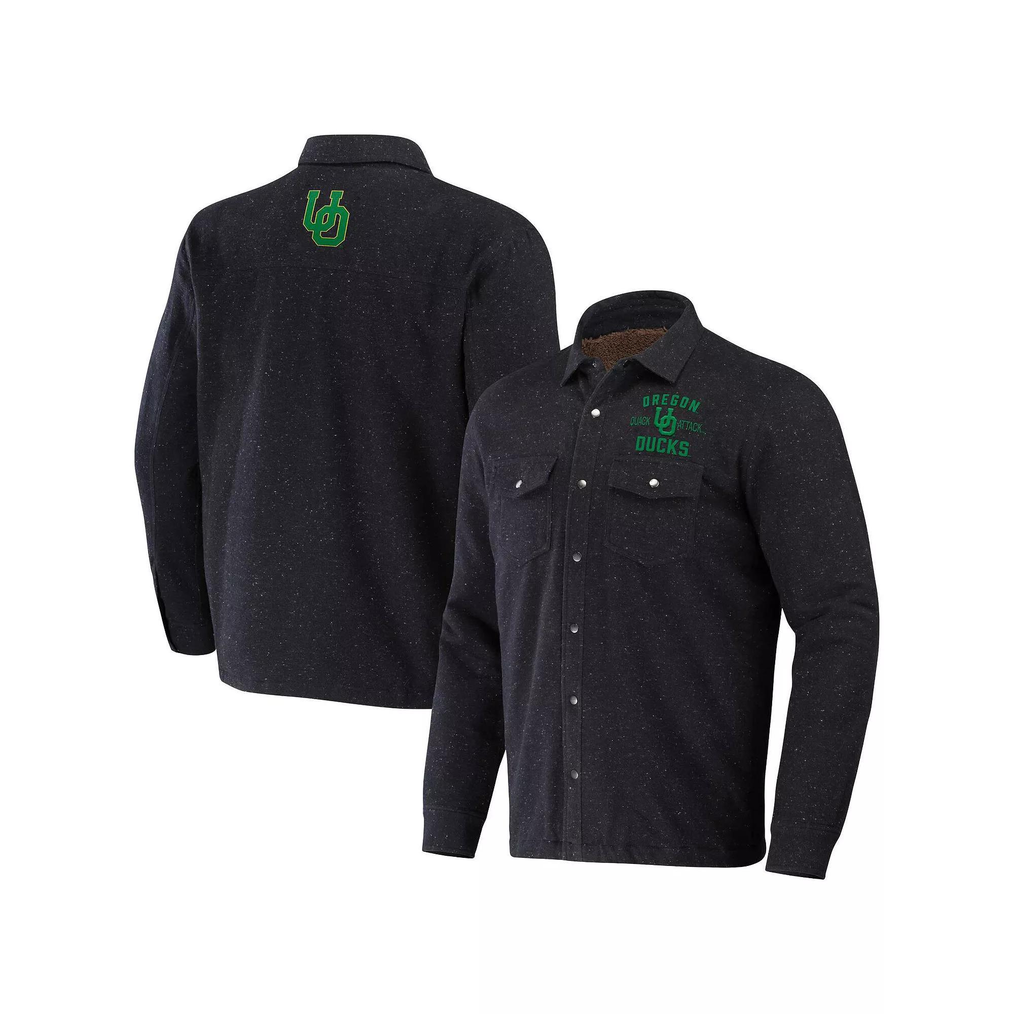 Men's NFL x Darius Rucker Collection by Fanatics Charcoal Green Bay Packers Shacket Full-Snap Jacket, Size: Small Product Image