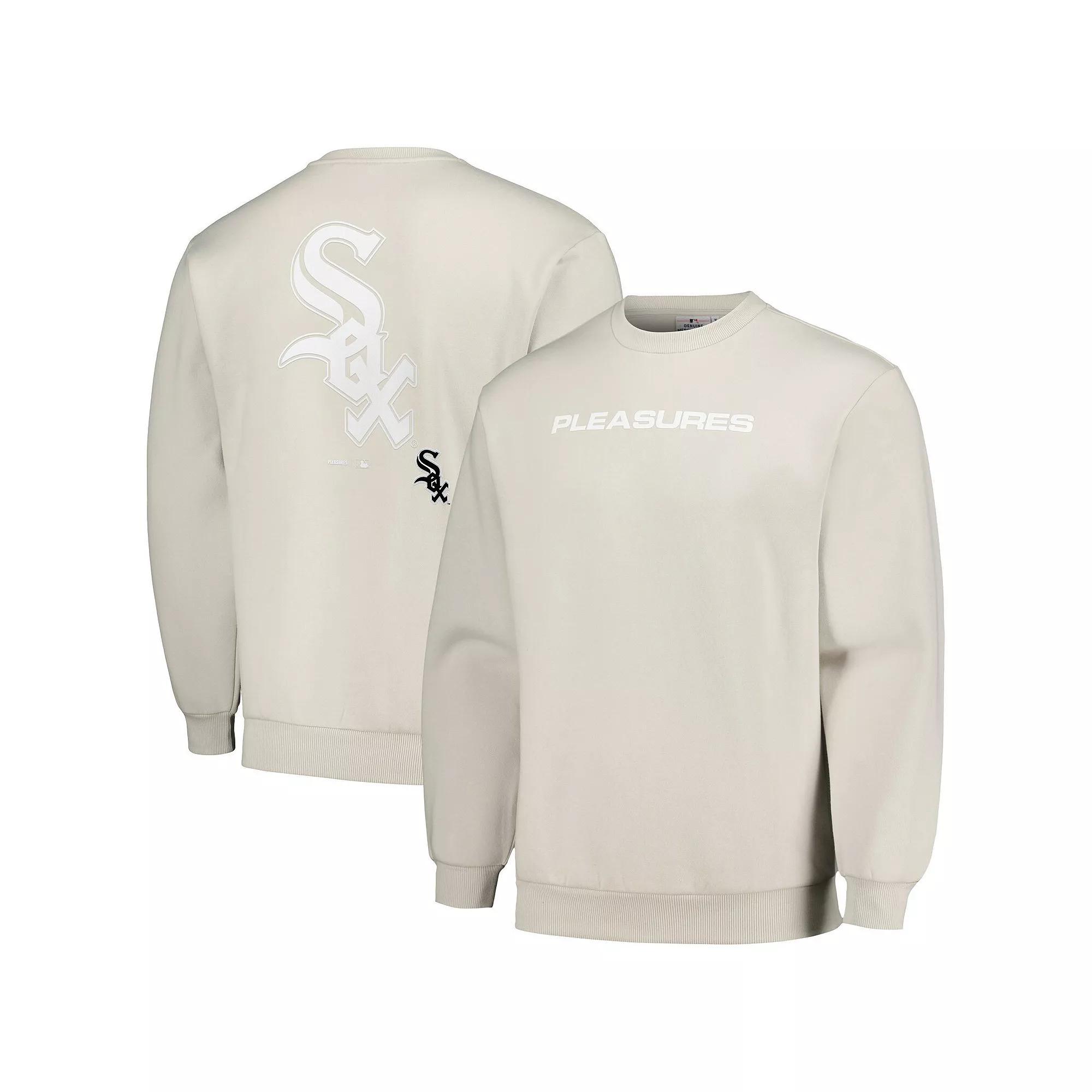 Mens Gray Chicago White Sox Ballpark Pullover Sweatshirt Product Image