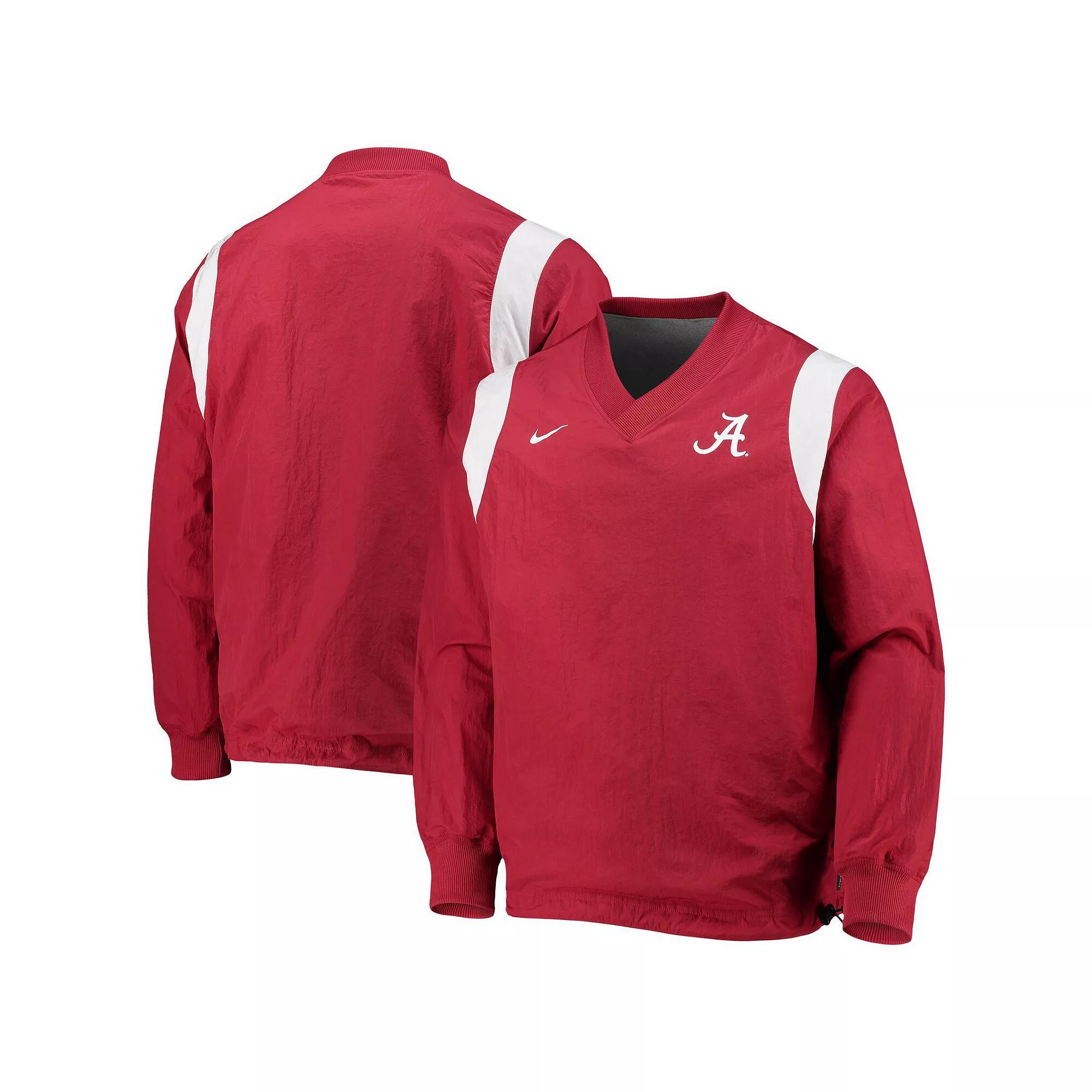 Men's Nike Crimson Alabama Crimson Tide Rev Pullover Windbreaker Jacket, Size: Medium, Red Product Image
