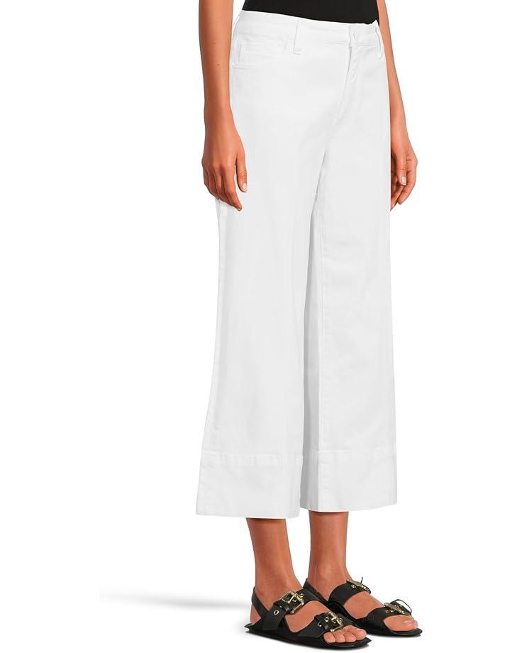 Gwen High-Rise Wide Leg Raw Hem 5 Pockets Zipper Fly Product Image
