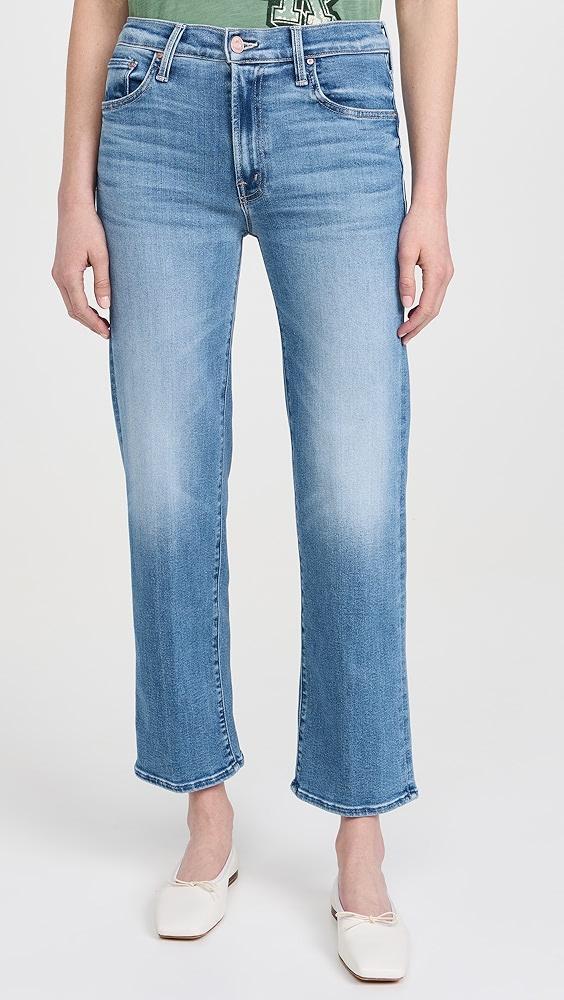 MOTHER The Mid Rise Rambler Zip Ankle Jeans | Shopbop Product Image