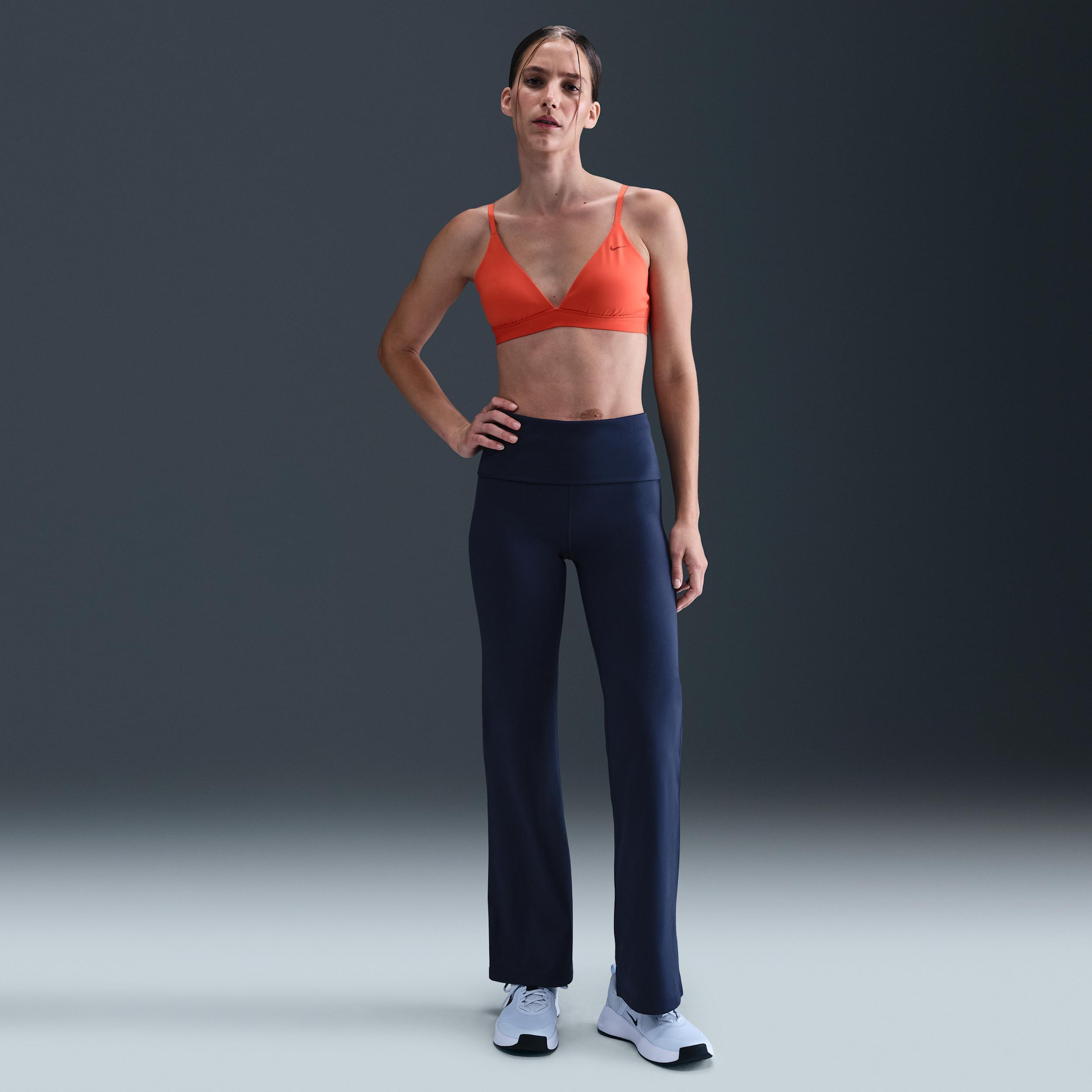 Nike Women's One Dri-FIT High-Waisted Fold-Over Pants Product Image