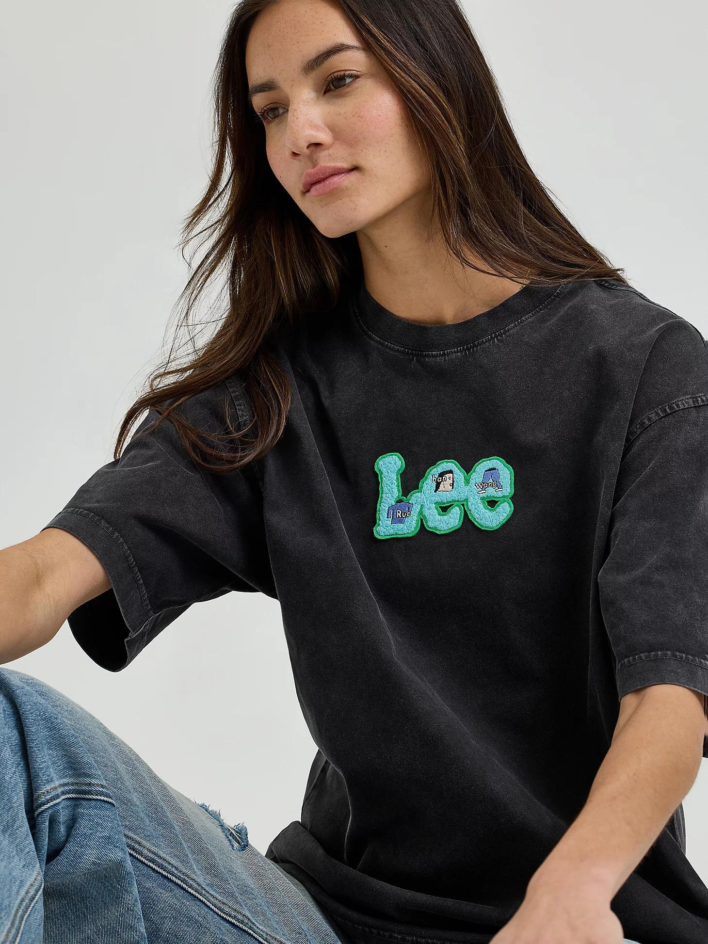 Women's Lee® x Ruohan Wang Logo Tee | Women's Tops & Tees | Lee® Product Image