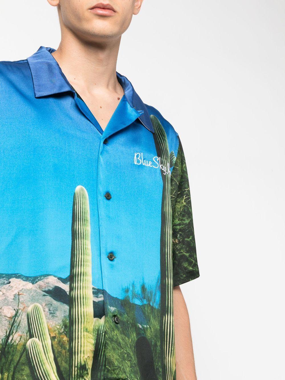 graphic-print short-sleeve shirt  Product Image