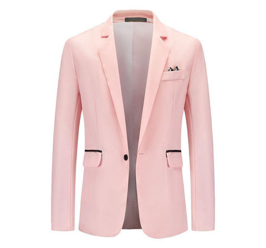 One buttoned Plain Blazer Product Image