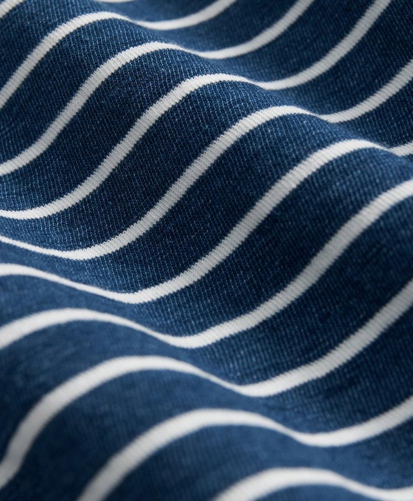 Vintage Polo in Indigo-Washed Jersey Cotton Product Image