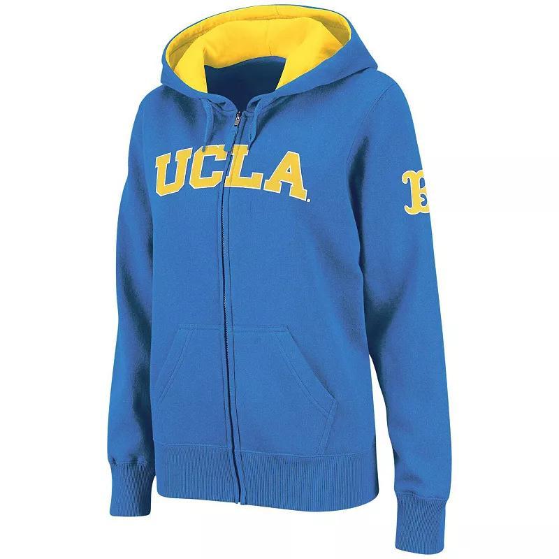Women's Blue UCLA Bruins Arched Name Full-Zip Hoodie, Size: 2XL Product Image