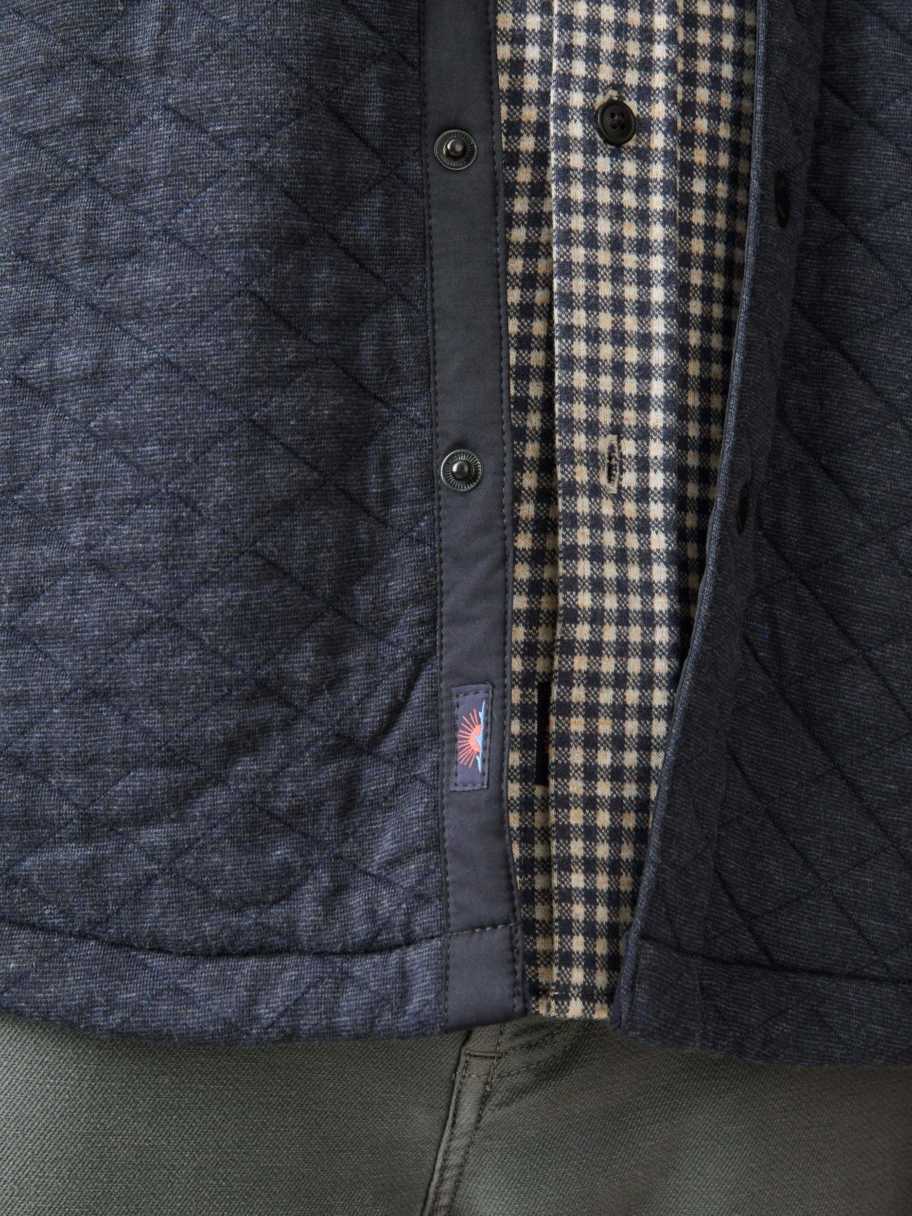 Epic Quilted Fleece CPO - Navy Melange Male Product Image