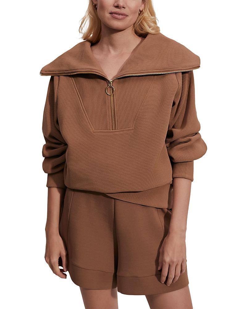 Vine Oversized 1/2-Zip Pullover Sweatshirt Product Image