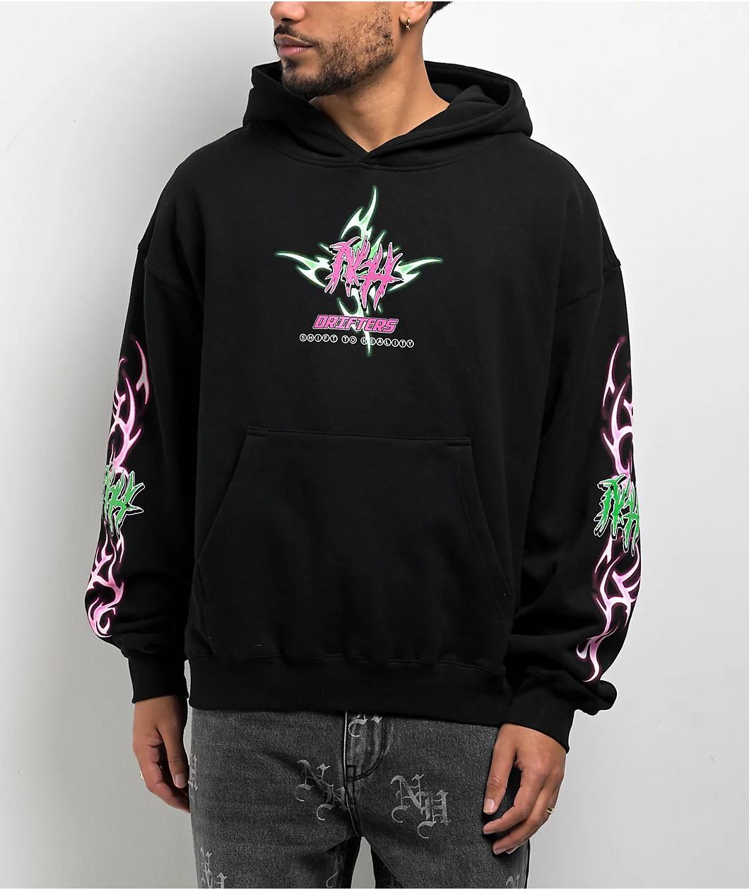 Ninth Hall Drifters Black Hoodie Product Image