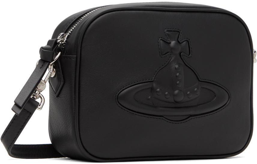 VIVIENNE WESTWOOD Black Anna Camera Bag In N401 Black Product Image