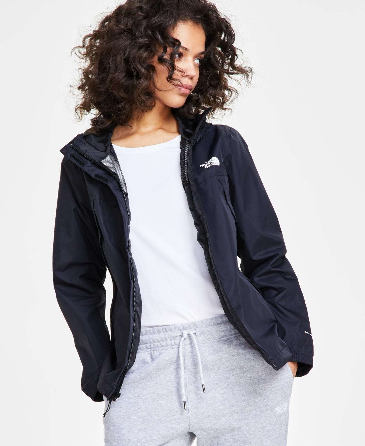 The North Face Antora Jacket (Smoked Pearl) Women's Clothing Product Image