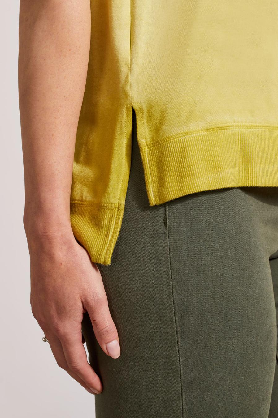 High/Low Tank Top- Pear Product Image