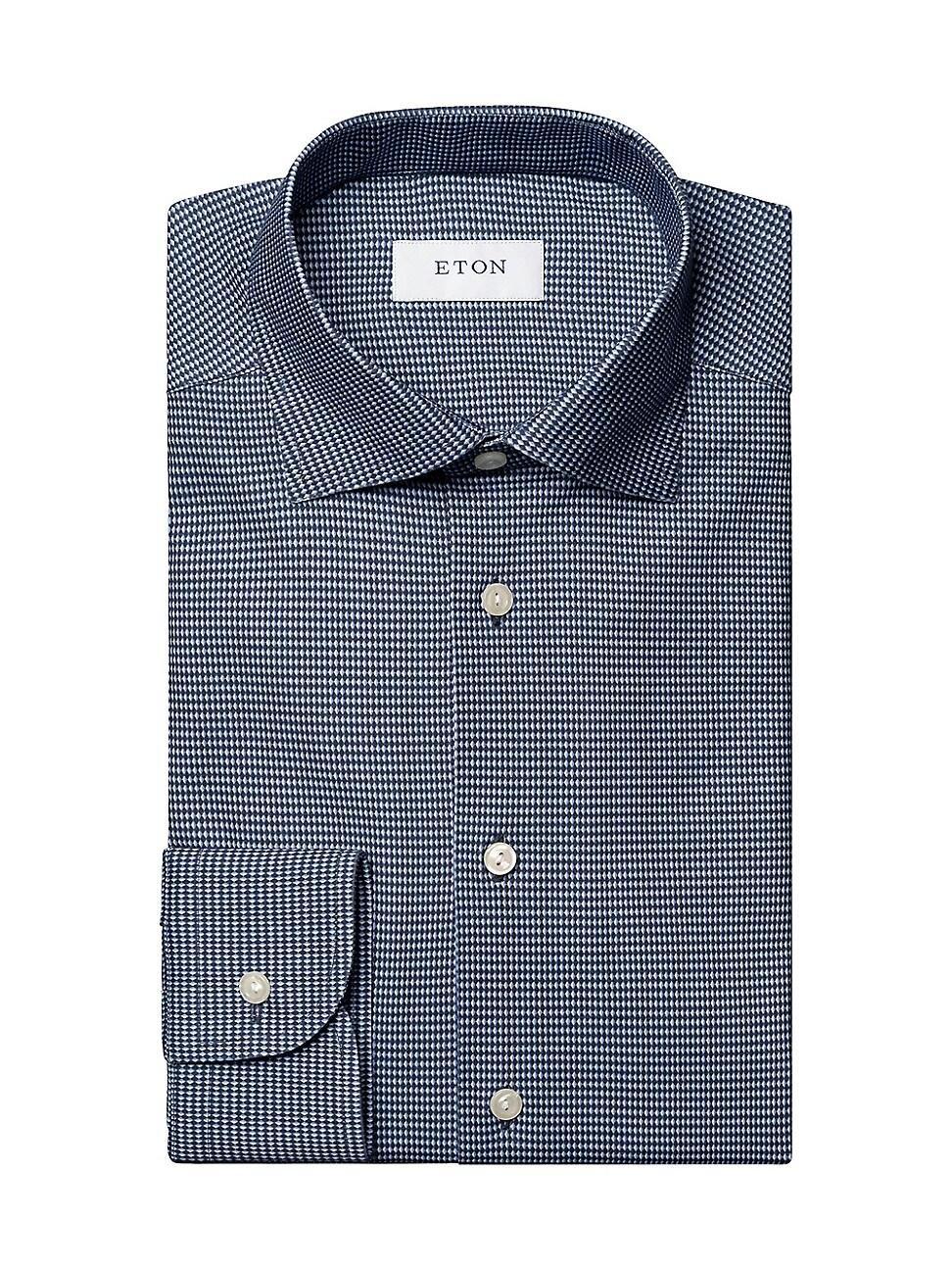 Mens Slim-Fit Stretch Jersey Button-Front Shirt Product Image