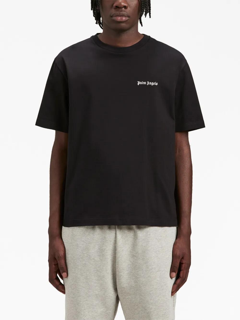 embroidered-logo crew-neck T-shirt Product Image
