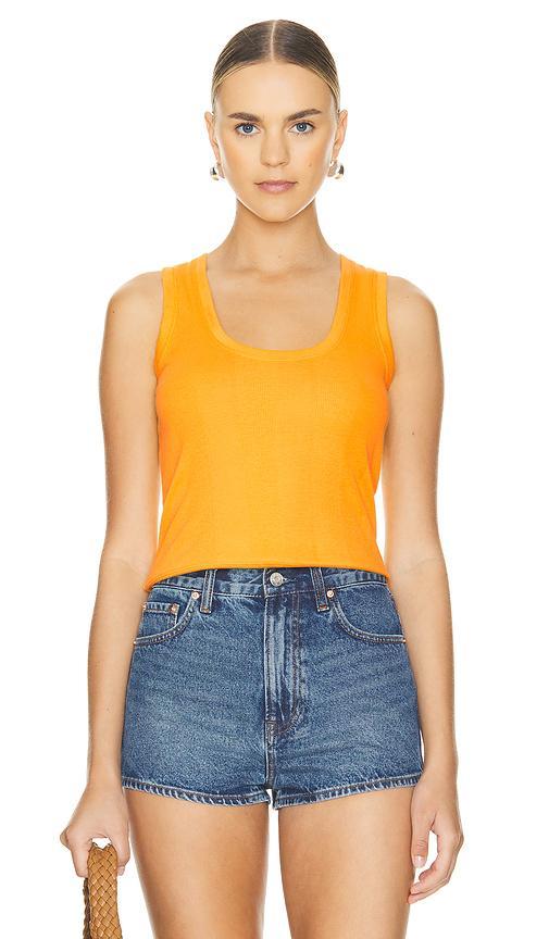 Cotton Rib Crop Tank Goldie Product Image