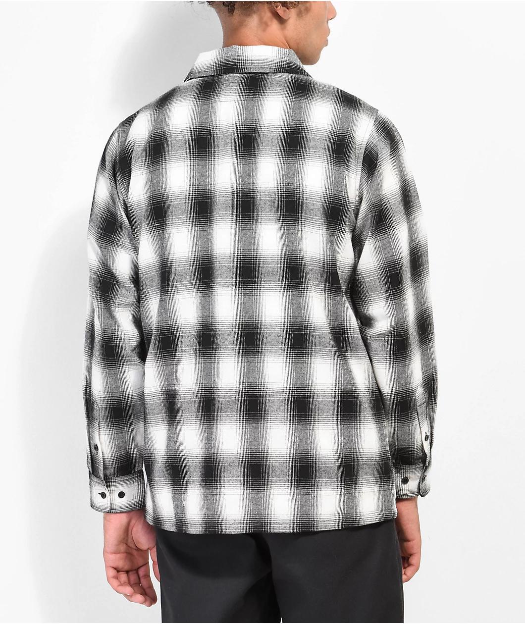 Independent Tilden Black & White Flannel Shirt Product Image