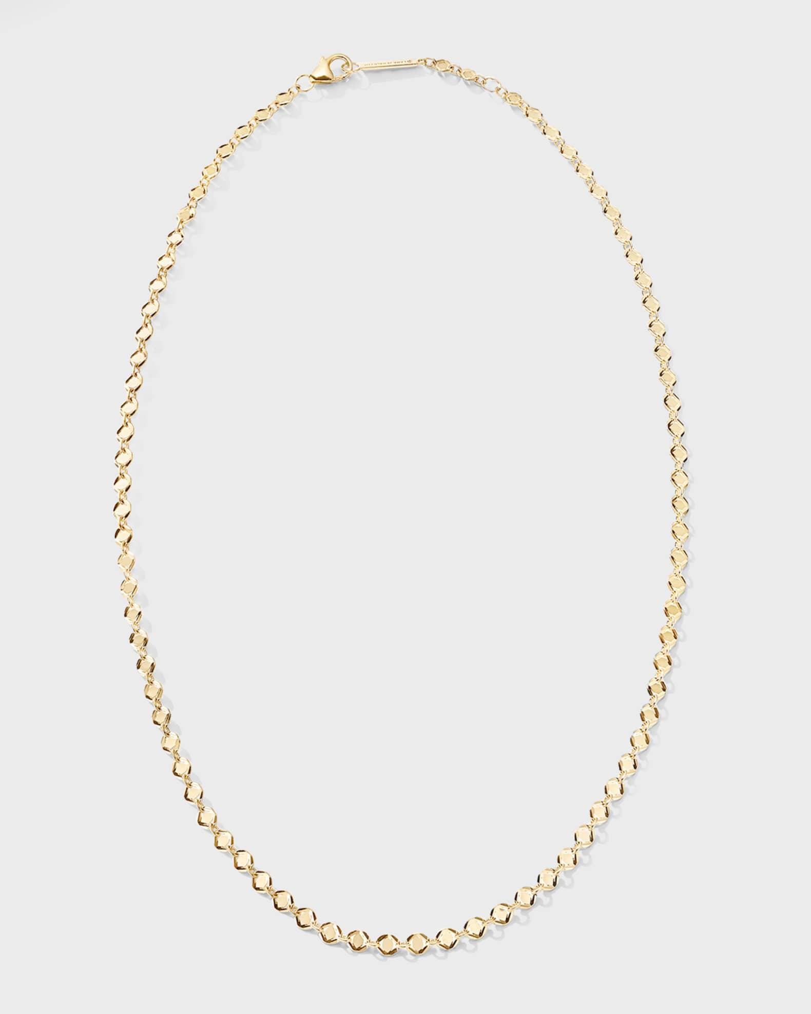 Womens 14K Yellow Gold Miami Link Choker Product Image
