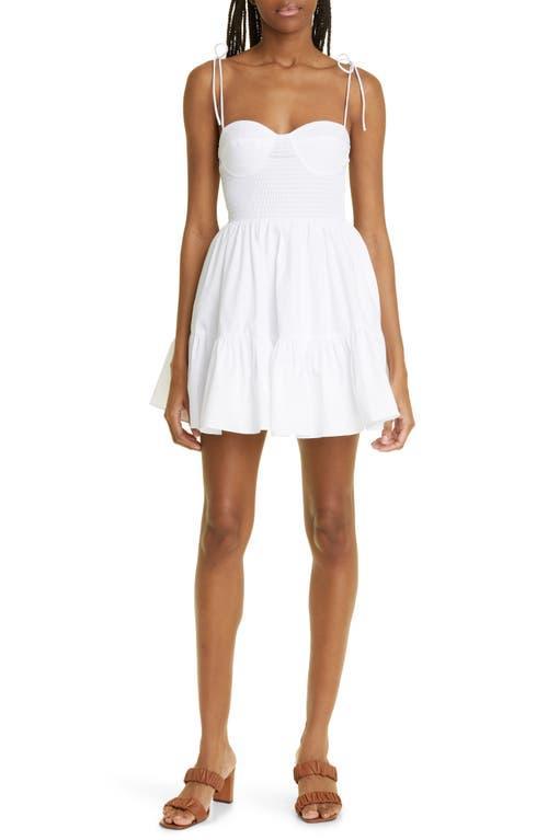 Womens Landry Smocked Bustier Minidress Product Image