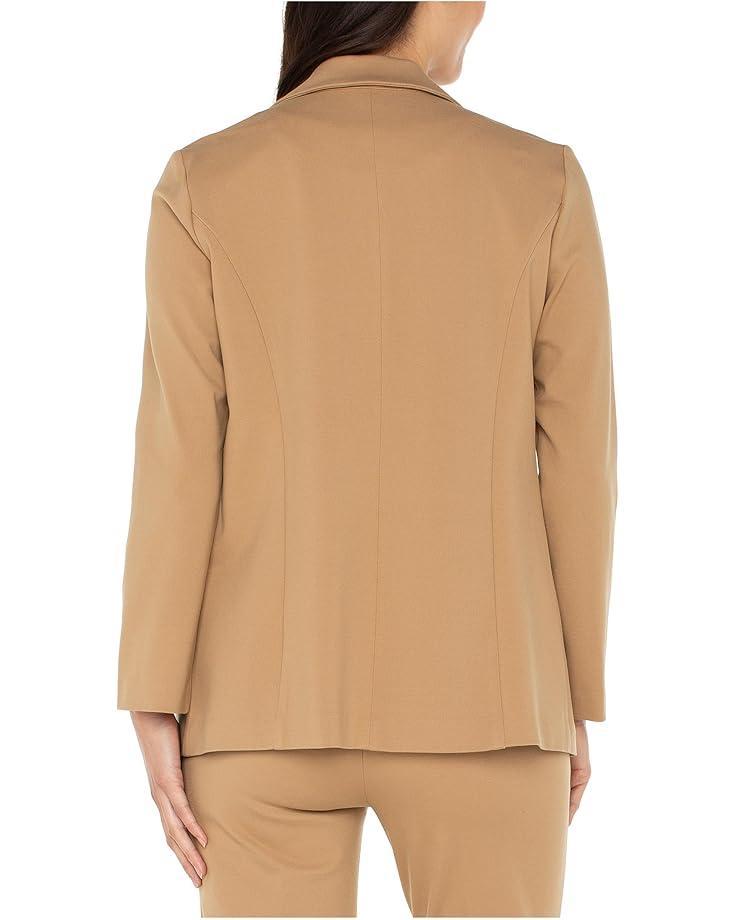 Fitted Blazer Soft Touch Twill Product Image