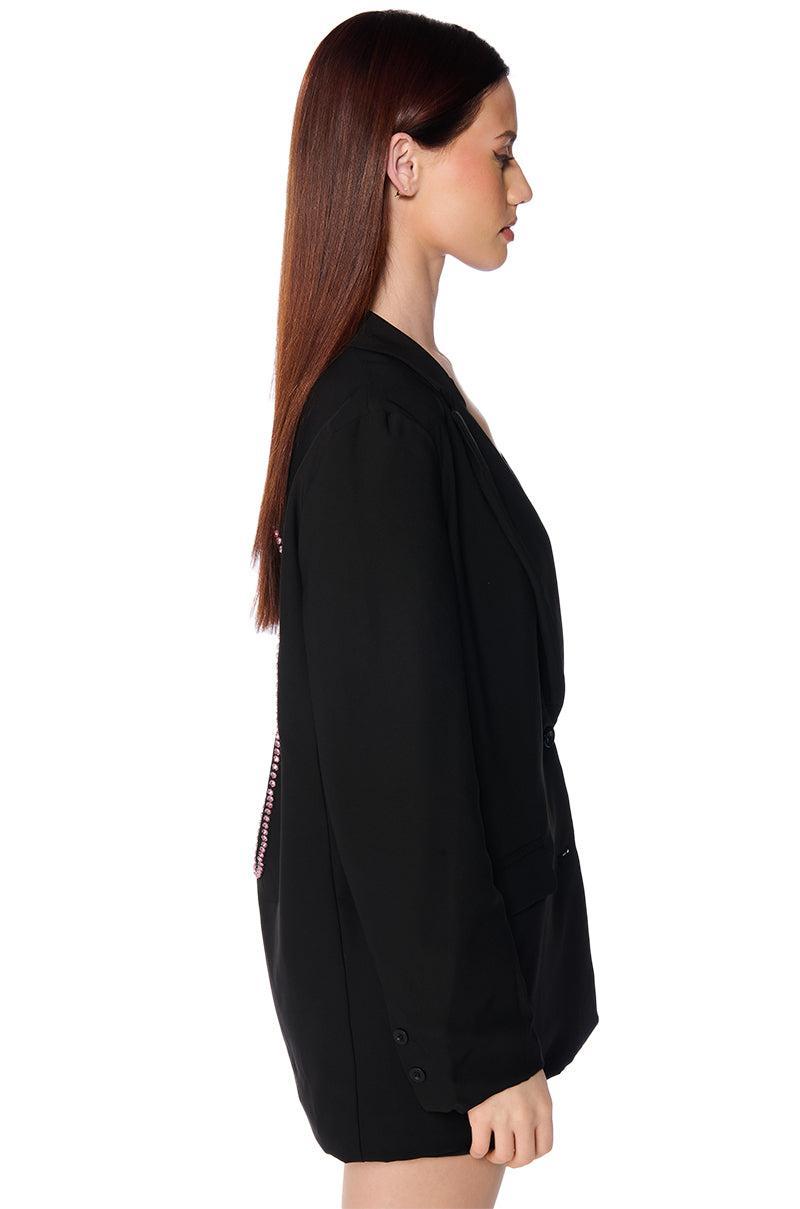 OPEN BACK HEART BLAZER Product Image