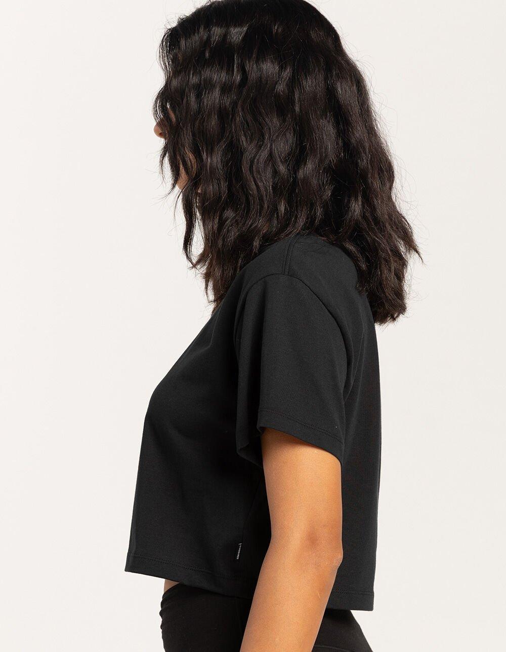 CONVERSE Woodmark Womens Crop Tee Product Image