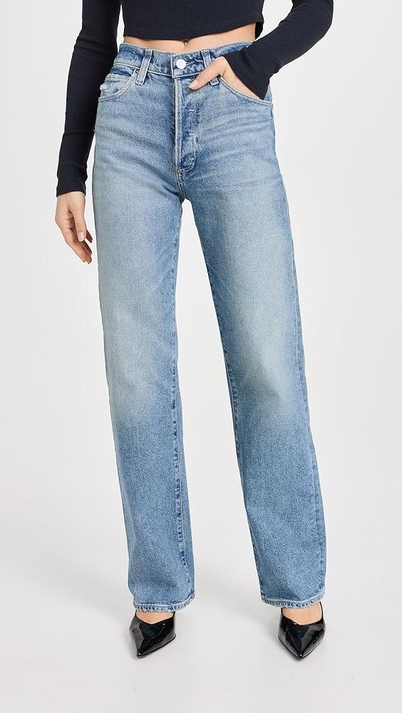 PAIGE Sawyer Wide Leg 32" Jeans | Shopbop Product Image