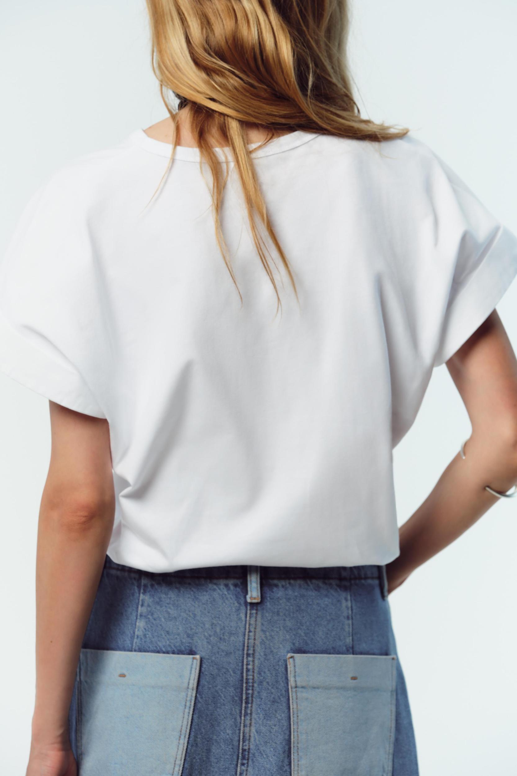 POPLIN POCKET T-SHIRT Product Image