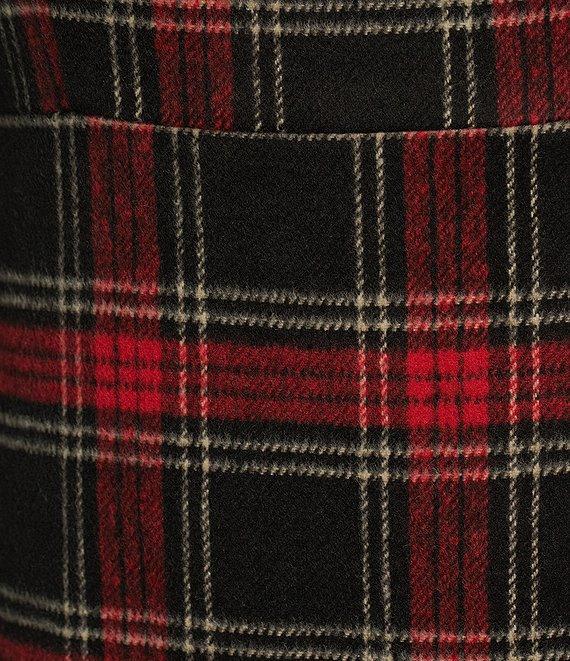 Copper Key Plaid Pinafore Dress Product Image