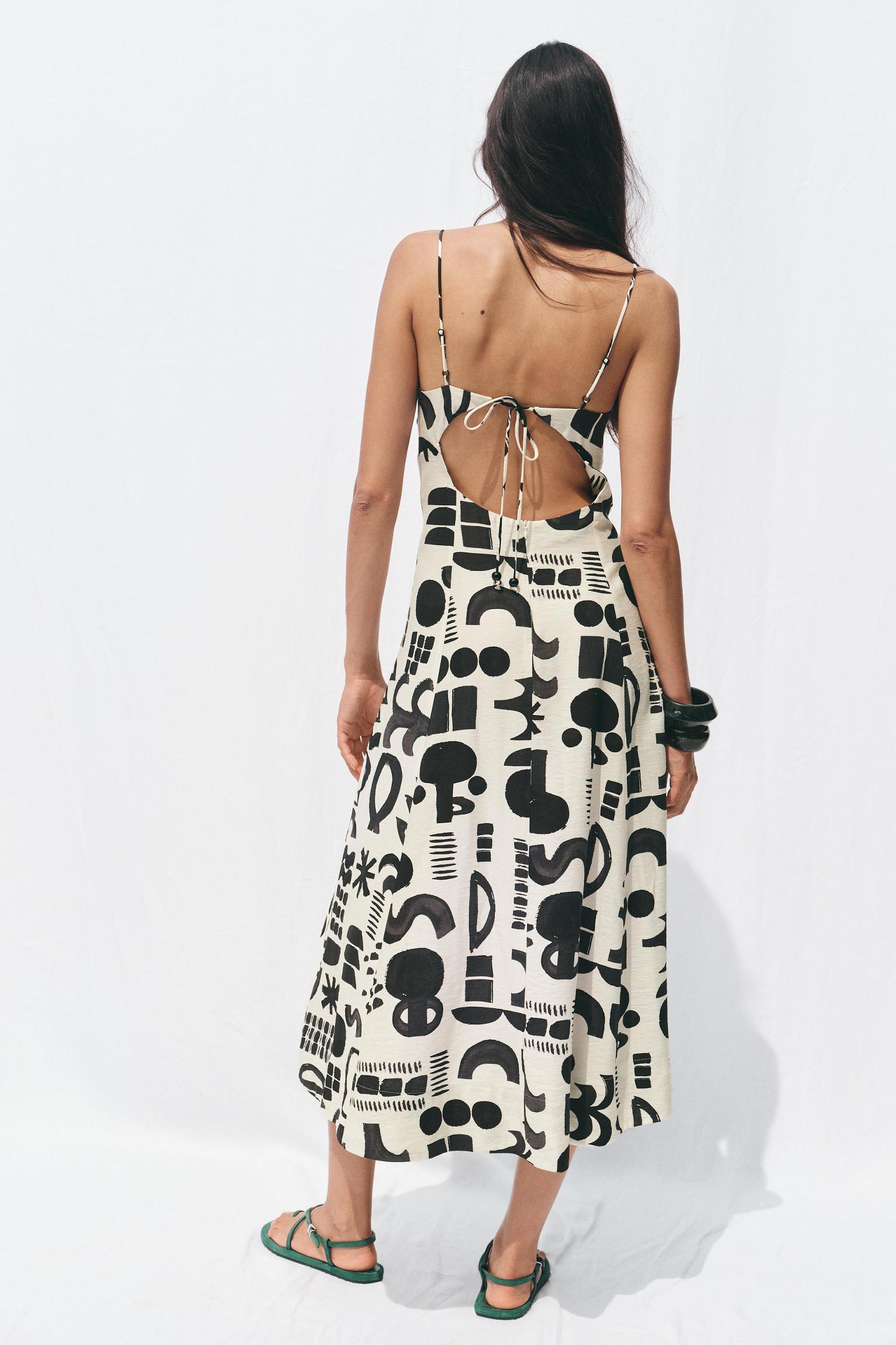 PRINTED CUT OUT DRESS Product Image