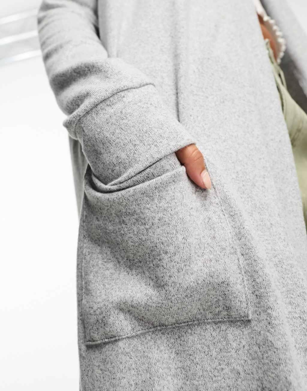 Noisy May lightweight longline cardigan Product Image