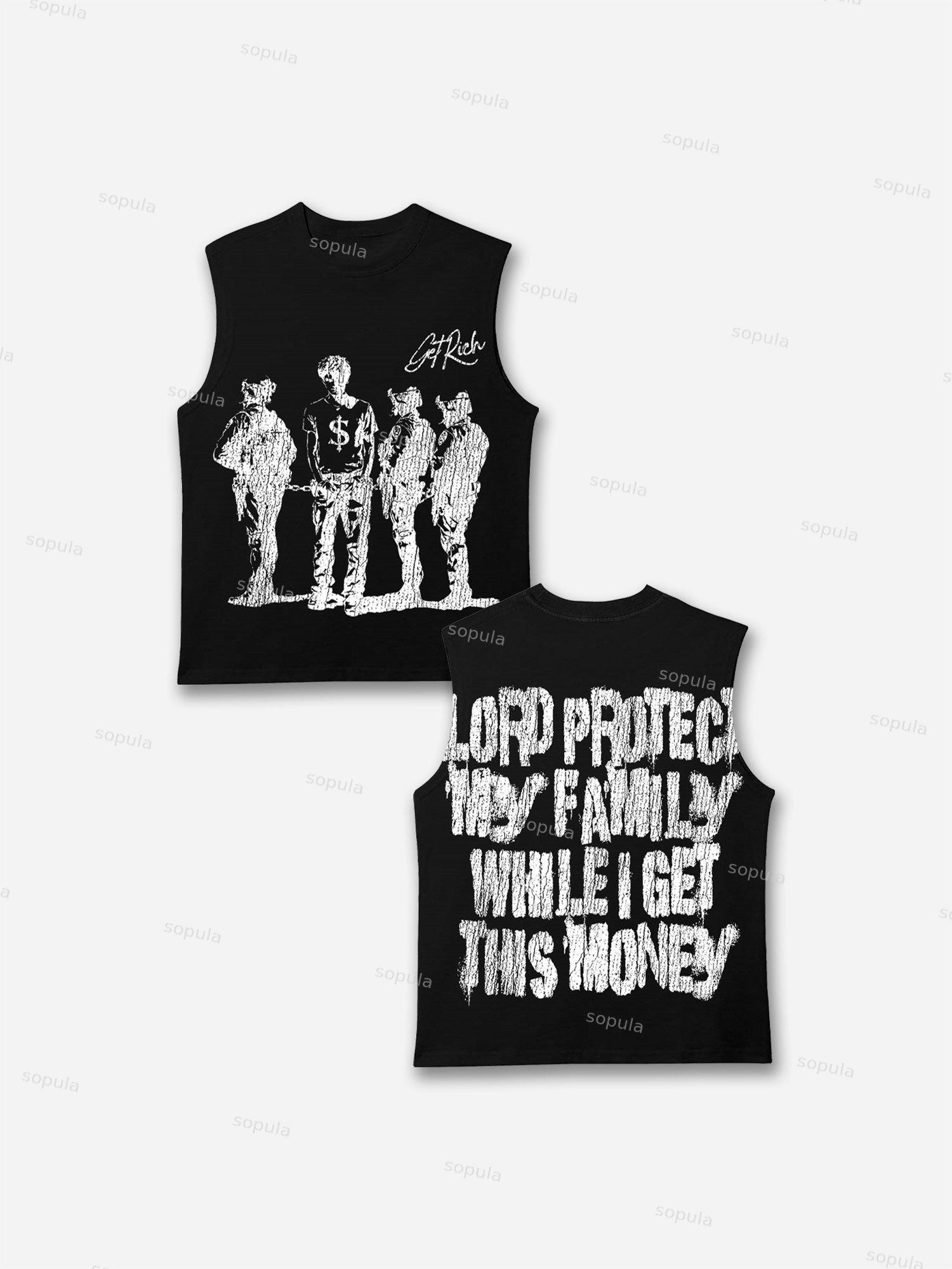 Get Rich Street Graphic Print Tank Top Product Image