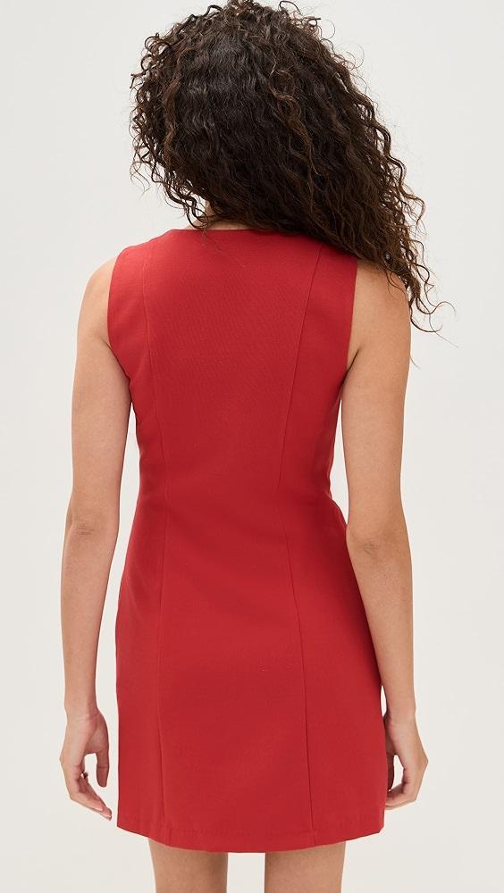WAYF Button Front Mini Dress | Shopbop Product Image