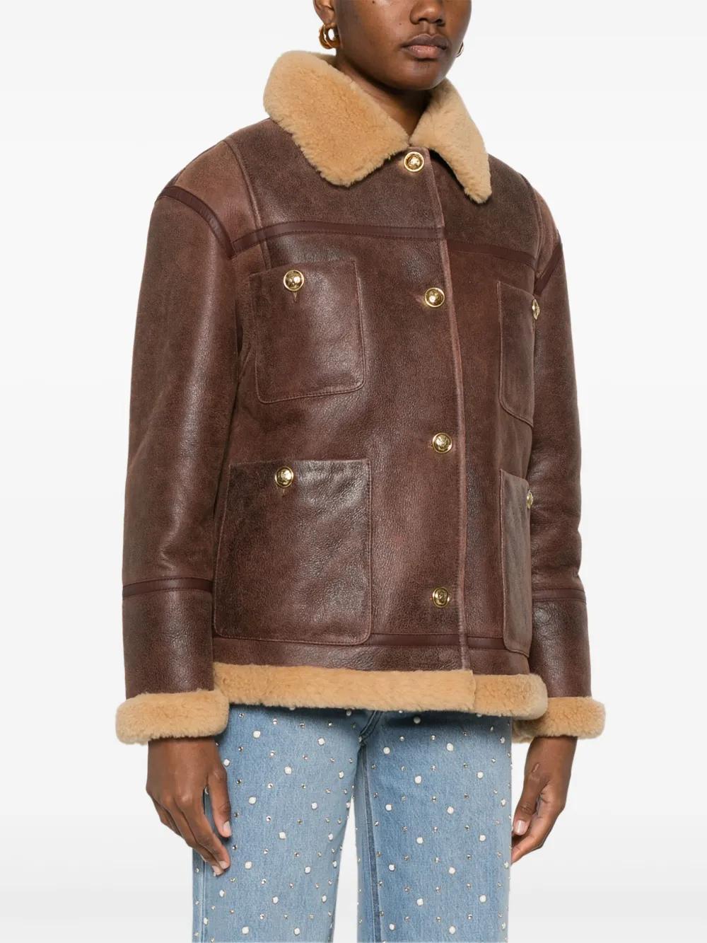 shearling-trim jacket Product Image