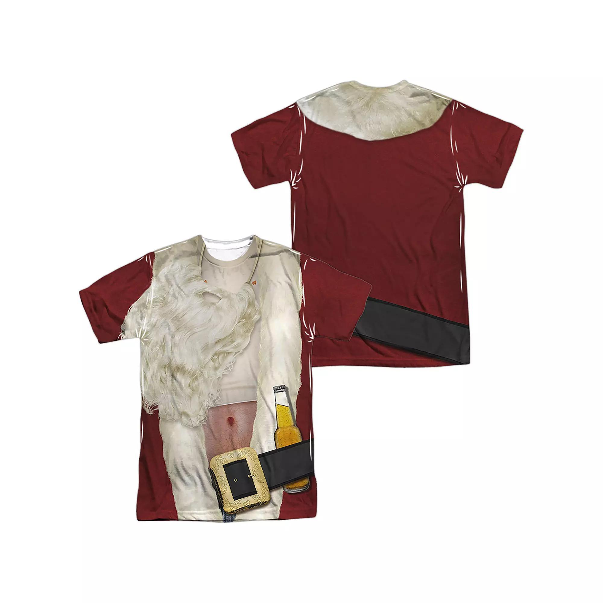 Men's Bad Santa Sublimated Graphic Tee, Size: XXL, Black Product Image