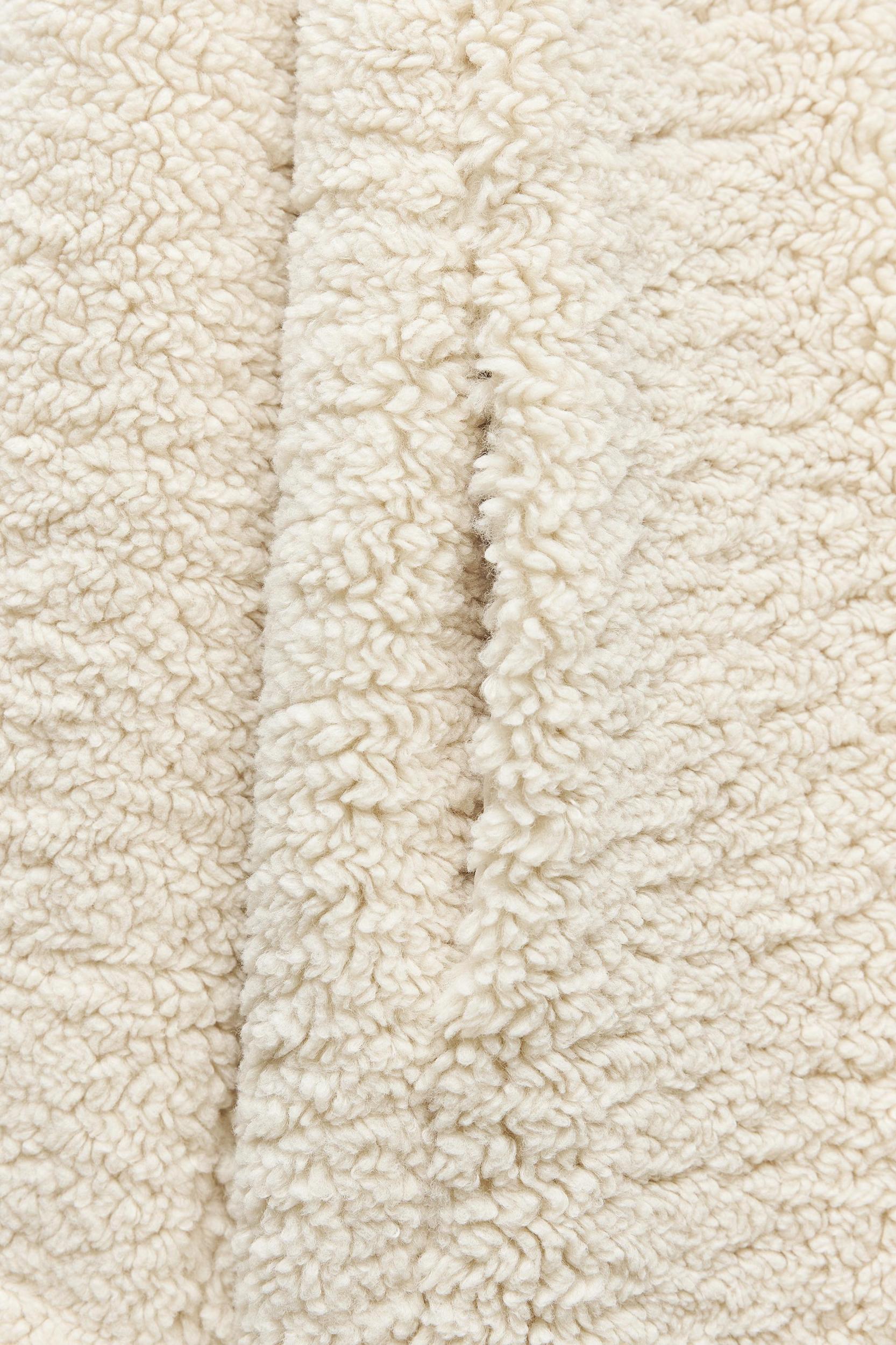 LONG FLEECE COAT Product Image
