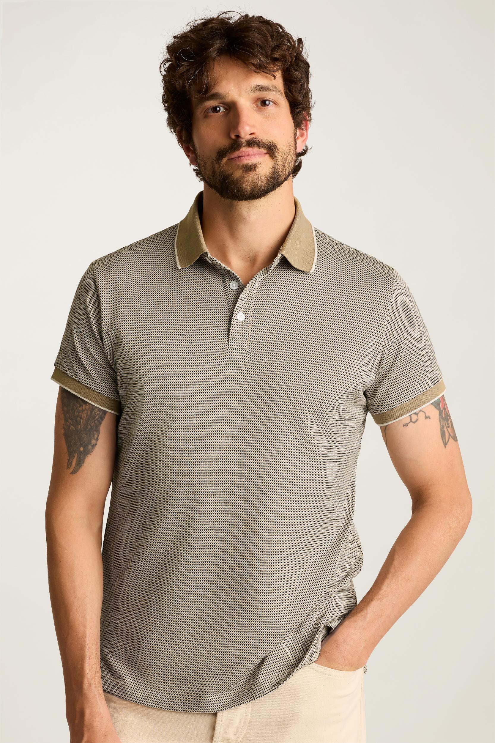 Stretch Pique Polo Product Image